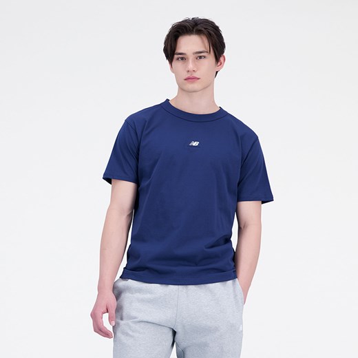 Koszulka męska New Balance MT31504NNY – granatowa ze sklepu New Balance Poland w kategorii T-shirty męskie - zdjęcie 185753772