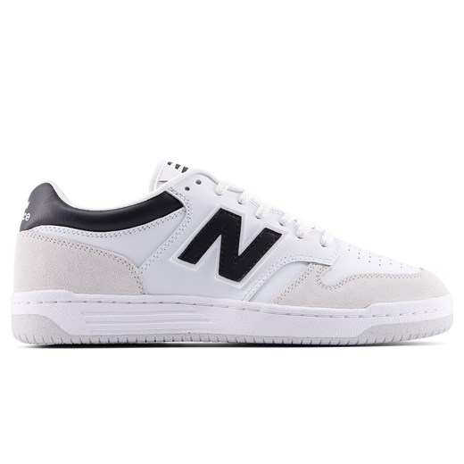Buty unisex New Balance BB480LIW – białe ze sklepu New Balance Poland w kategorii Buty sportowe męskie - zdjęcie 185753811