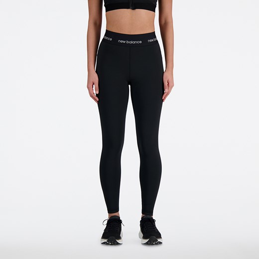 Legginsy damskie New Balance WP41177BK – czarne ze sklepu New Balance Poland w kategorii Spodnie damskie - zdjęcie 185753904