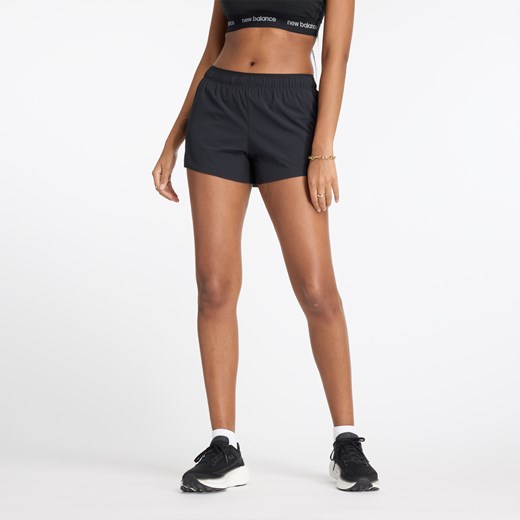 Spodenki damskie New Balance WS41286BK – czarne ze sklepu New Balance Poland w kategorii Szorty - zdjęcie 185753951