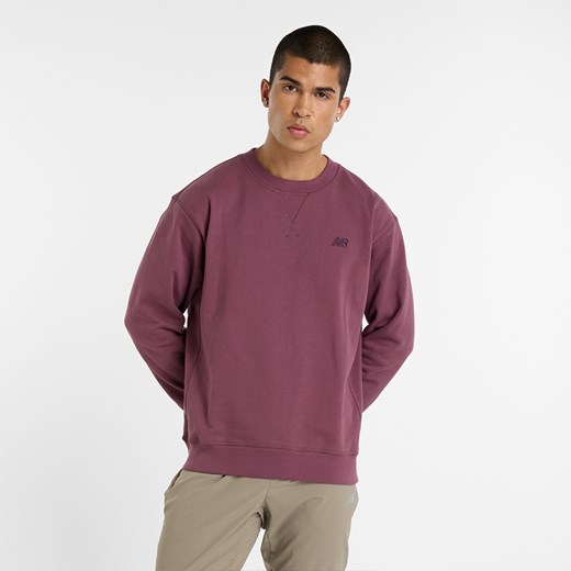 Bluza męska New Balance MT41506FDP – bordowa ze sklepu New Balance Poland w kategorii Bluzy męskie - zdjęcie 185754031