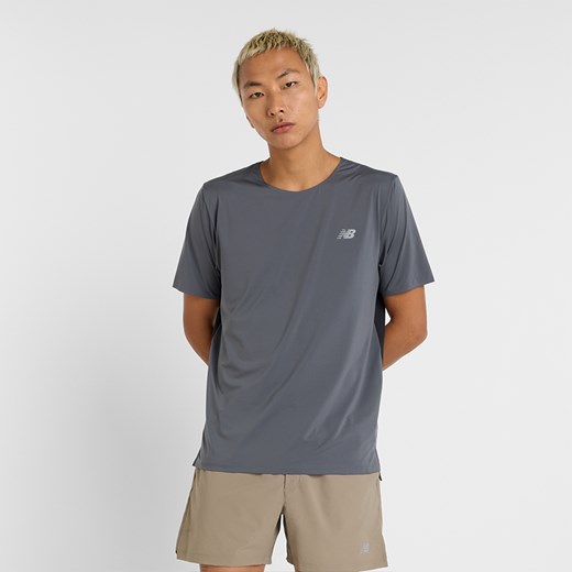 Koszulka męska New Balance MT43213GT – szara ze sklepu New Balance Poland w kategorii T-shirty męskie - zdjęcie 185754050