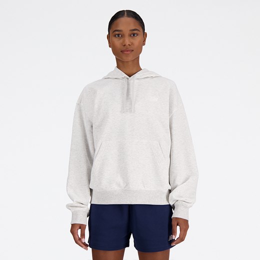 Bluza damska New Balance WT41507AHH – szara ze sklepu New Balance Poland w kategorii Bluzy damskie - zdjęcie 185754052