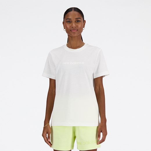 Koszulka damska New Balance WT41554WT – biała ze sklepu New Balance Poland w kategorii Bluzki damskie - zdjęcie 185754101