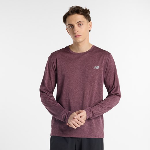 Koszulka męska New Balance MT41256FDP – fioletowa ze sklepu New Balance Poland w kategorii T-shirty męskie - zdjęcie 185754171