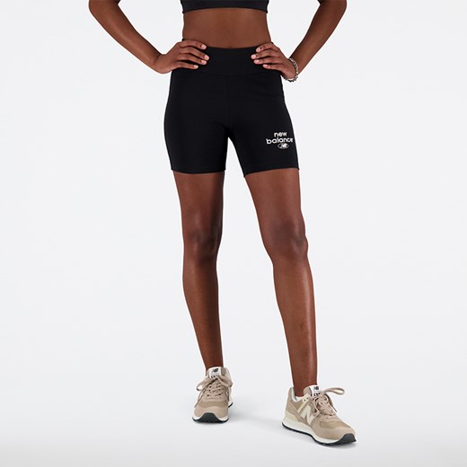 Spodenki damskie New Balance WS31504BK – czarne ze sklepu New Balance Poland w kategorii Szorty - zdjęcie 185754221