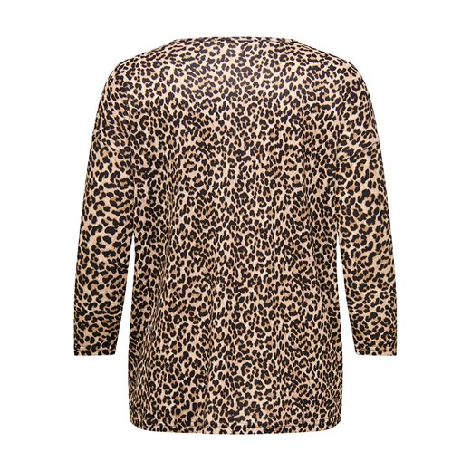 ONLY Carmakoma Bluzka w kolorze jasnobrązowym S-42/44 Limango Polska okazyjna cena