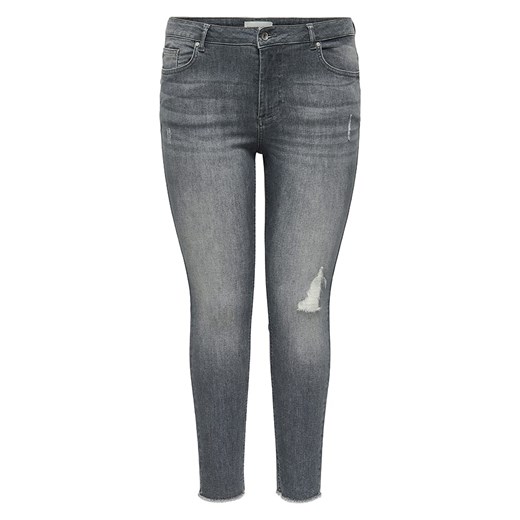 ONLY Carmakoma Dżinsy - Skinny fit - w kolorze szarym ze sklepu Limango Polska w kategorii Jeansy damskie - zdjęcie 185756221