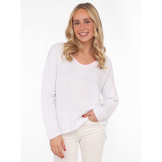 Zwillingsherz Bluza w kolorze białym Zwillingsherz S/M promocja Limango Polska