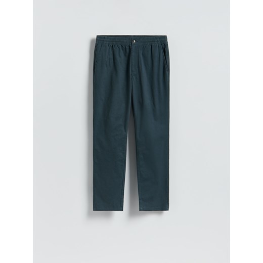 Reserved - Spodnie jogger slim - granatowy ze sklepu Reserved w kategorii Spodnie męskie - zdjęcie 185756631