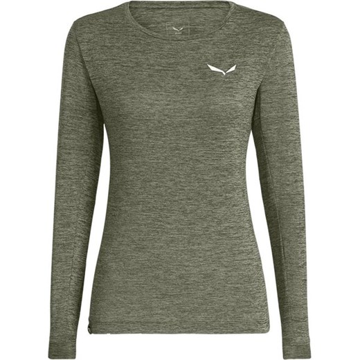 Longsleeve damski Puez Melange Dry'Ton Salewa ze sklepu SPORT-SHOP.pl w kategorii Bluzki damskie - zdjęcie 185757124