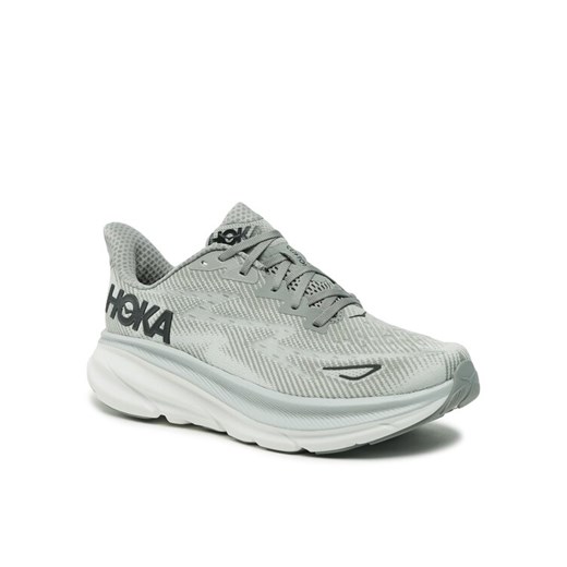 Buty do biegania Hoka Clifton 9 1127895 Szary ze sklepu eobuwie.pl w kategorii Buty sportowe męskie - zdjęcie 185757170