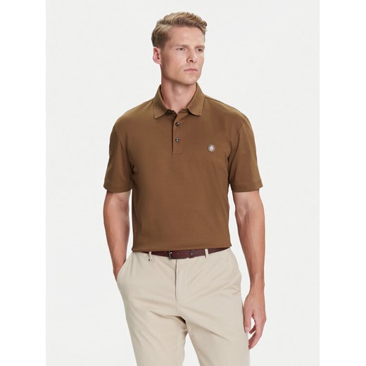 BOSS Polo C-Parris 01 50520297 Brązowy Regular Fit ze sklepu MODIVO w kategorii T-shirty męskie - zdjęcie 185757513