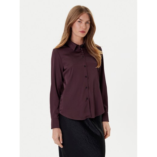 Marella Koszula Naples 2525116051 Bordowy Regular Fit ze sklepu MODIVO w kategorii Koszule damskie - zdjęcie 185757530