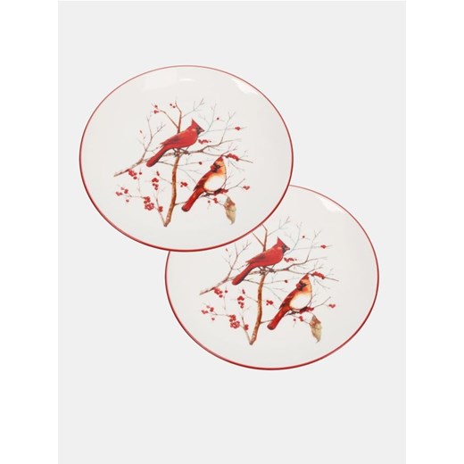 Sinsay - Talerze 2 pack - czerwony ze sklepu Sinsay w kategorii Dom - zdjęcie 185758961