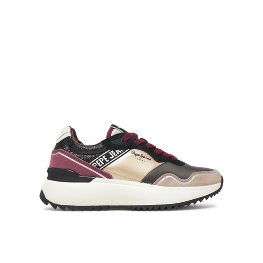 Sneakersy Pepe Jeans Kimi City W PLS600028 Szary ze sklepu eobuwie.pl w kategorii Buty sportowe damskie - zdjęcie 185760070