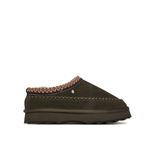 Kapcie EMU Australia Sharky Adventure Scuff W13239 Khaki ze sklepu eobuwie.pl w kategorii Kapcie damskie - zdjęcie 185760230