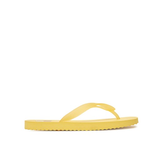 Japonki Tommy Jeans Tjw Logo Flip Flop EN0EN02447 Żółty ze sklepu eobuwie.pl w kategorii Klapki damskie - zdjęcie 185760273
