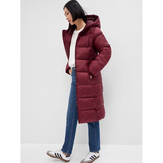 Gap Płaszcz zimowy 724312-00 Bordowy Regular Fit ze sklepu MODIVO w kategorii Płaszcze damskie - zdjęcie 185761110