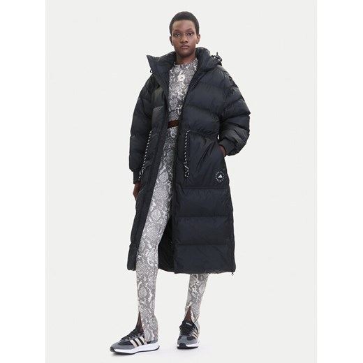 adidas by Stella McCartney Płaszcz zimowy IX3081 Czarny Loose Fit ze sklepu MODIVO w kategorii Płaszcze damskie - zdjęcie 185761210