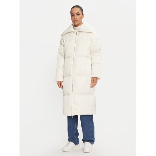 Calvin Klein Płaszcz zimowy K20K207721 Biały Regular Fit ze sklepu MODIVO w kategorii Kurtki damskie - zdjęcie 185761224