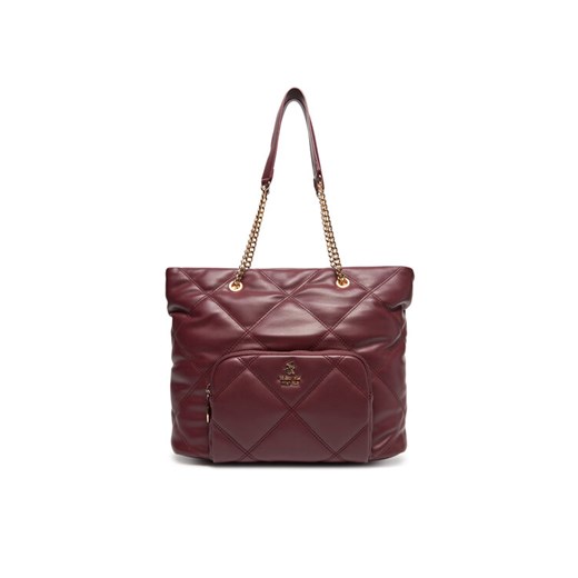 Beverly Hills Polo Club Torebka CEO-BHPC-C-010-08 Bordowy ze sklepu MODIVO w kategorii Torby Shopper bag - zdjęcie 185761243