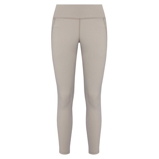 Reebok Legginsy 100076185 Beżowy Slim Fit ze sklepu MODIVO w kategorii Spodnie damskie - zdjęcie 185761352
