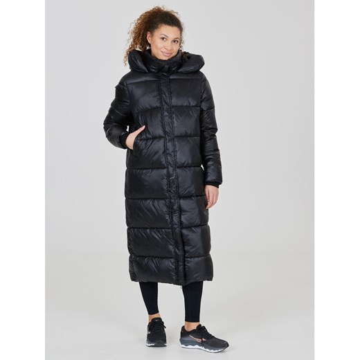 Athlecia Płaszcz zimowy Elly W Maxi Puffer EA233361 Czarny Regular Fit ze sklepu MODIVO w kategorii Płaszcze damskie - zdjęcie 185761412