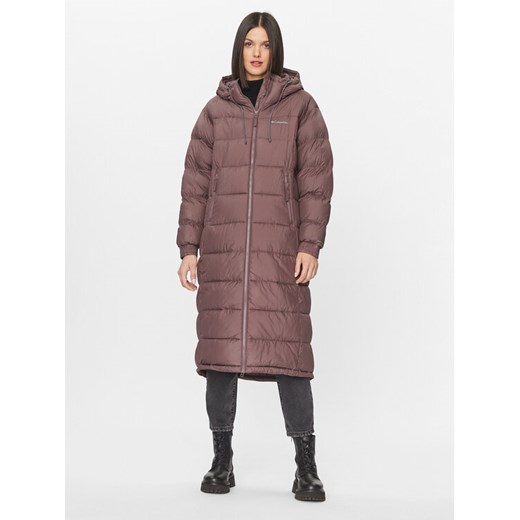 Columbia Płaszcz zimowy Pike Lake™ II Long Jacket Brązowy Regular Fit ze sklepu MODIVO w kategorii Kurtki damskie - zdjęcie 185761471