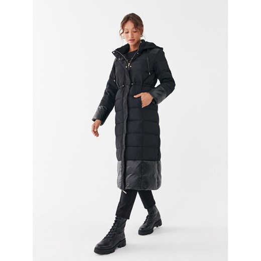 Liu Jo Sport Płaszcz przejściowy TF3011 T3552 Czarny Regular Fit ze sklepu MODIVO w kategorii Kurtki damskie - zdjęcie 185761540