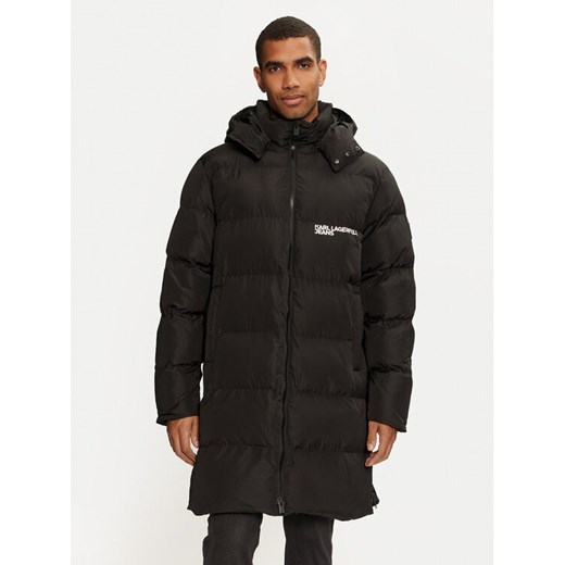 Karl Lagerfeld Jeans Kurtka zimowa 246D1510 Czarny Regular Fit ze sklepu MODIVO w kategorii Kurtki męskie - zdjęcie 185761684