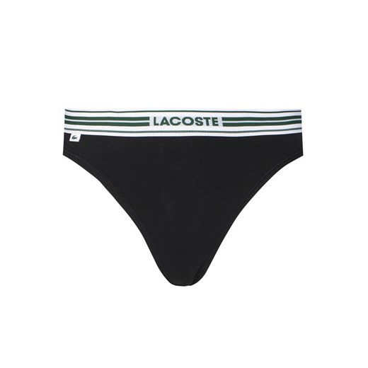 Lacoste Stringi 8F5198 Czarny ze sklepu MODIVO w kategorii Majtki damskie - zdjęcie 185761712
