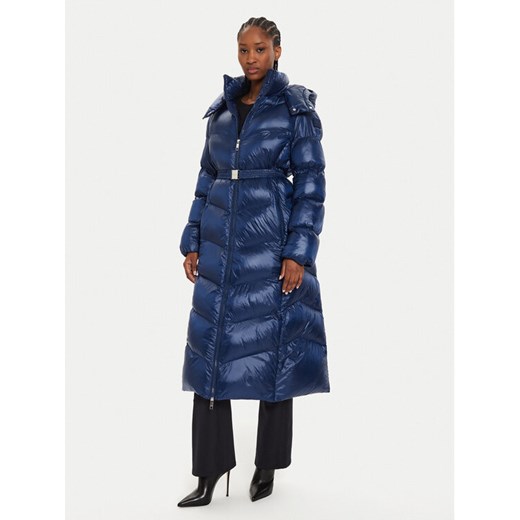 BOSS Płaszcz zimowy Pamaxi3 50524624 Niebieski Regular Fit ze sklepu MODIVO w kategorii Kurtki damskie - zdjęcie 185761723