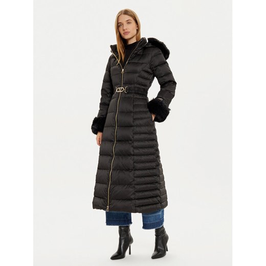 Marciano Guess Płaszcz zimowy Jastin 4BGL20 7187A Czarny Regular Fit ze sklepu MODIVO w kategorii Kurtki damskie - zdjęcie 185761730