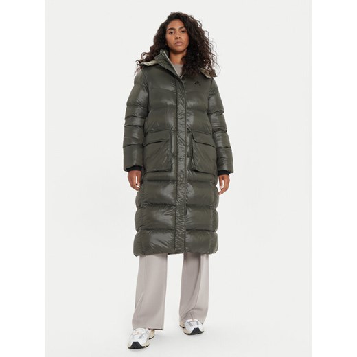 Whistler Płaszcz zimowy Lakewood W Long Puffer W243266 Zielony Regular Fit ze sklepu MODIVO w kategorii Kurtki damskie - zdjęcie 185761751