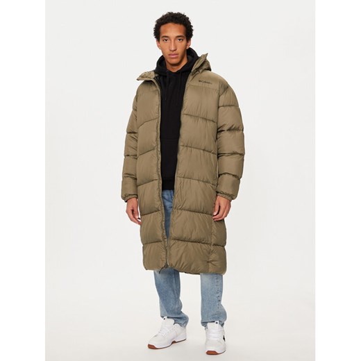Columbia Płaszcz zimowy Puffect™ 2086811 Khaki Regular Fit ze sklepu MODIVO w kategorii Kurtki męskie - zdjęcie 185761781