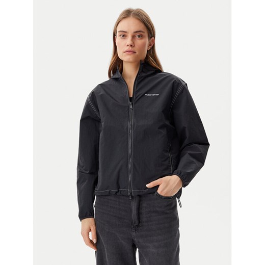 Guess Jeans Płaszcz przejściowy W5GL29 WH8N2 Czarny Regular Fit ze sklepu MODIVO w kategorii Płaszcze damskie - zdjęcie 185761802