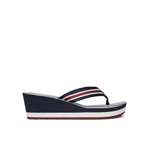 Tommy Hilfiger Japonki FW0FW08371 Granatowy ze sklepu MODIVO w kategorii Klapki damskie - zdjęcie 185761812