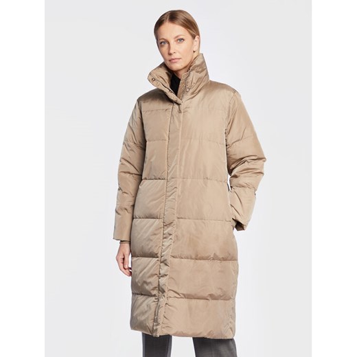 Bruuns Bazaar Płaszcz zimowy Lucky BBW2528 Beżowy Regular Fit ze sklepu MODIVO w kategorii Płaszcze damskie - zdjęcie 185761813