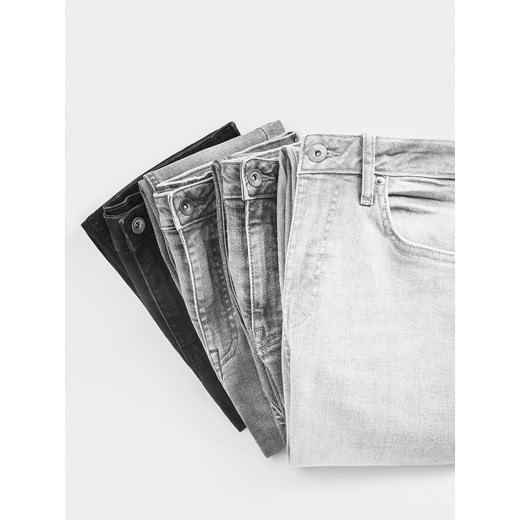 Reserved - Jeansy skinny z efektem sprania - czarny ze sklepu Reserved w kategorii Jeansy męskie - zdjęcie 185765763