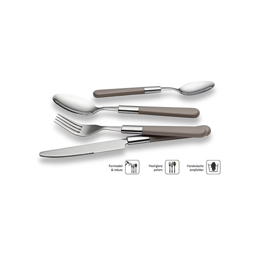 Echtwerk 16-częściowy zestaw sztućców &quot;Bistro&quot; w kolorze zielonym Echtwerk onesize promocyjna cena Limango Polska