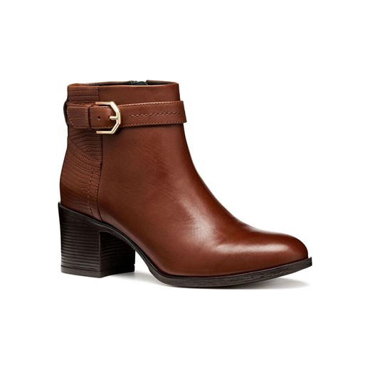 Geox Skórzane botki &quot;New Asheel&quot; w kolorze jasnobrązowym Geox 40 promocja Limango Polska