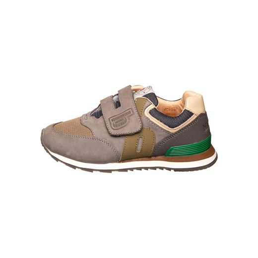 bisgaard Skórzane sneakersy w kolorze szaro-zielonym ze sklepu Limango Polska w kategorii Buty sportowe dziecięce - zdjęcie 185767133