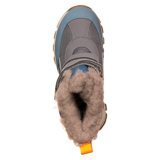 bisgaard Skórzane botki zimowe &quot;Torben&quot; w kolorze niebiesko-szarym Bisgaard 27 okazyjna cena Limango Polska