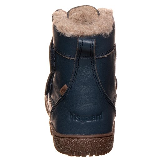 bisgaard Skórzane botki &quot;Magnus&quot; w kolorze granatowym Bisgaard 28 okazja Limango Polska