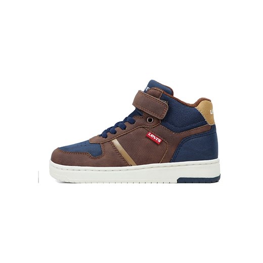 Levi´s Sneakersy &quot;Kick Mid&quot; w kolorze brązowo-granatowym ze sklepu Limango Polska w kategorii Buty sportowe dziecięce - zdjęcie 185767320