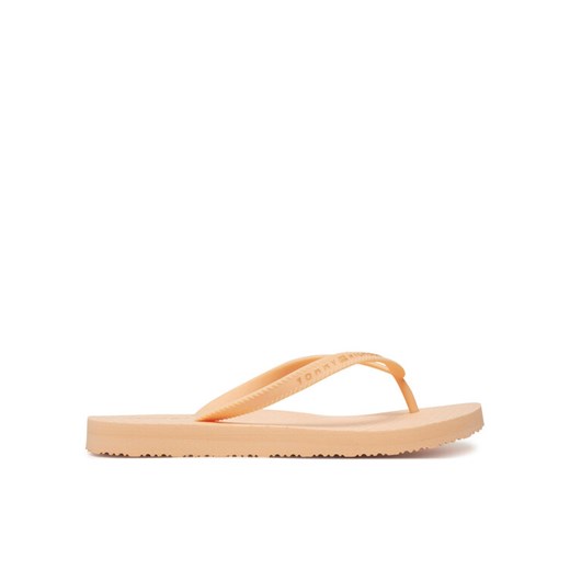 Japonki Tommy Hilfiger Hilfiger Strap Beach Sandal FW0FW08736 Pomarańczowy ze sklepu eobuwie.pl w kategorii Klapki damskie - zdjęcie 185767352