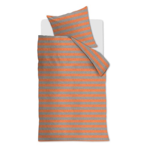 Beddinghouse Komplet pościeli &quot;Bold Stripe&quot; w kolorze pomarańczowo-kremowym ze sklepu Limango Polska w kategorii Pościele - zdjęcie 185767823