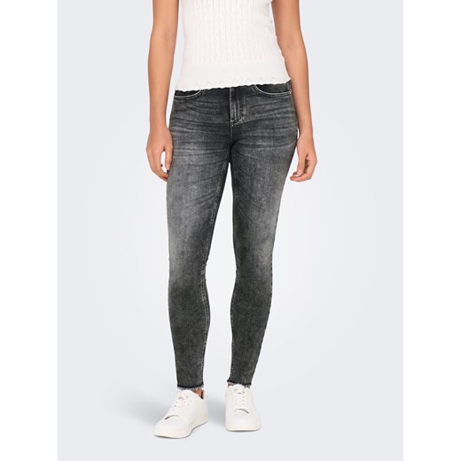 ONLY Dżinsy - Skinny fit - w kolorze szarym ze sklepu Limango Polska w kategorii Jeansy damskie - zdjęcie 185767920