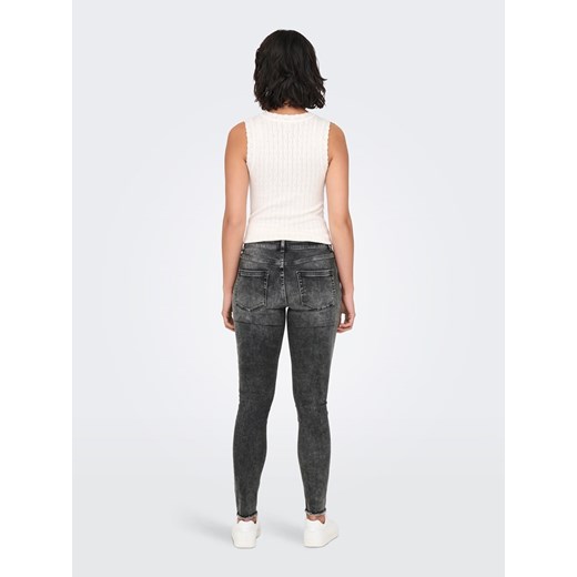 ONLY Dżinsy - Skinny fit - w kolorze szarym M/L30 promocyjna cena Limango Polska
